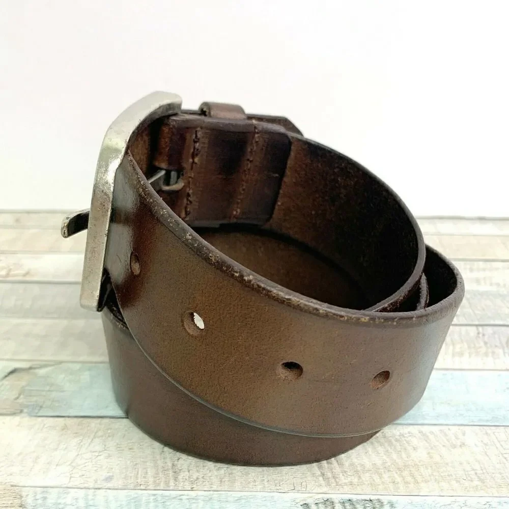 BROWN GENUINE LEATHER 1.5
